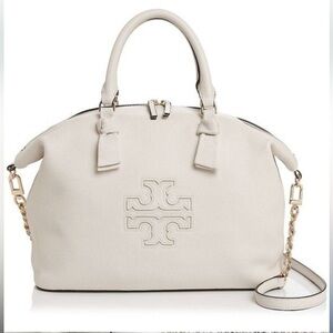Tory Burch Harper Slouchy Handbag Ivory